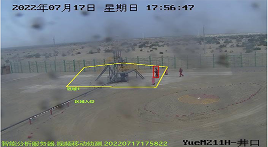 井場(chǎng)區(qū)域入侵異常報(bào)警